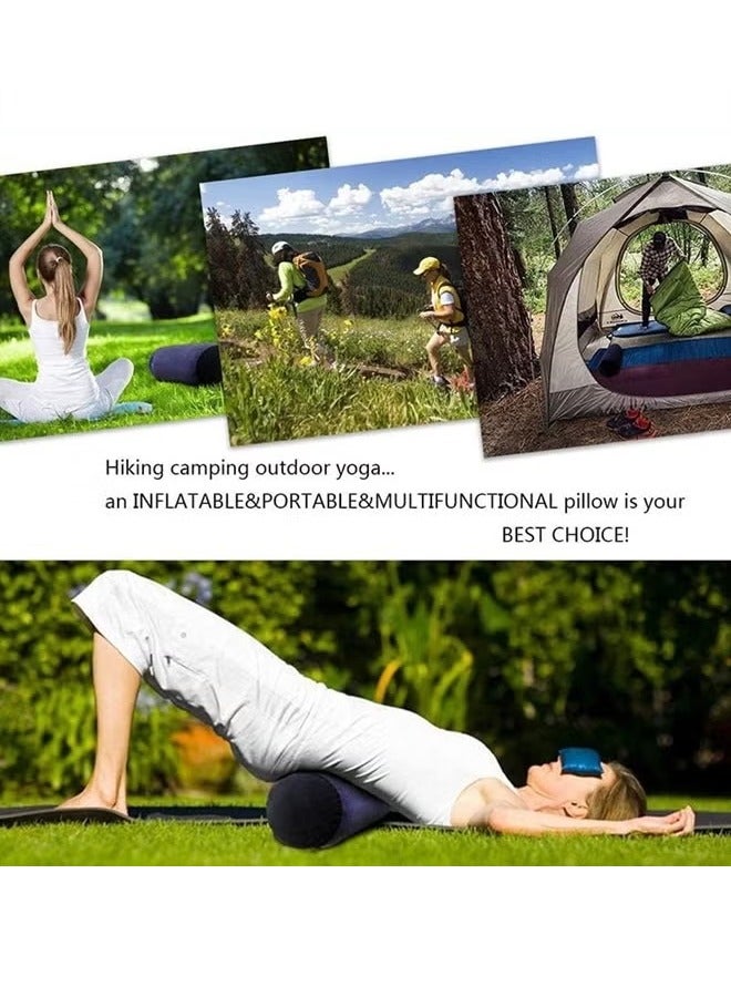 Inflatable Pillow,Body Pillows for Side Sleeper, Portable Sleeping Pillow Cushion for Hugging Sleeping,Leg positioning Pillow Equipped with Manual Air Pump,Suitable for Travel, Camping - Image 5